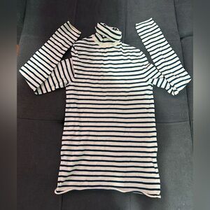 ZARA Striped Ribbed Knit Sweater Top – XS/S